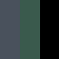 Dark Charcoal / Dark Green / Black